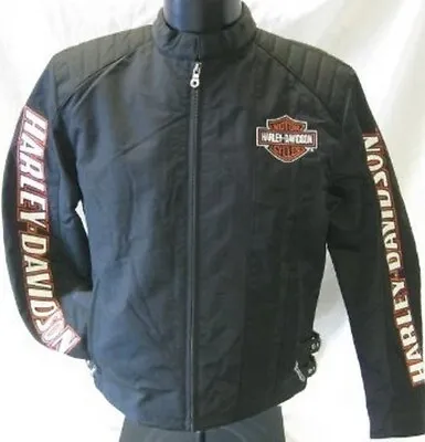 Harley-Davidson MEDIUM COMPLETE Functional Nylon Lined Riding Jacket 98001-03VM • $169.95