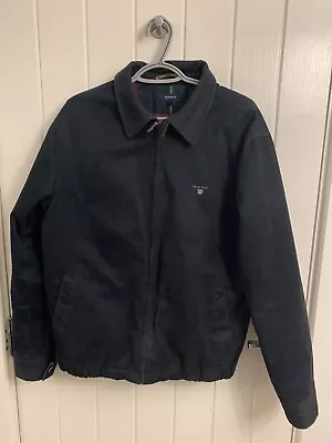 Gant Navy Harrington Bomber Jacket - Men’s Medium M • £39.50