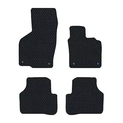 VW Passat B6 2005-2011 GENUINE LUXURY Tailored Rubber Car Mats Black Floor Set • $37.88