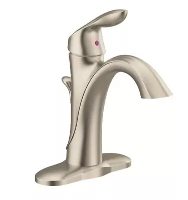 Moen 6400BN Sink Faucet - Brushed Nickel • $94.99