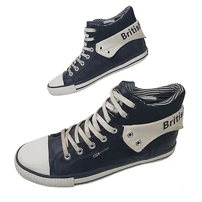 British Knights Roco Hi Top Basketball Boots Size Uk 11 Trainers Ankle Shoes • £24.99