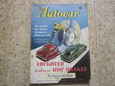 February 14th 1958 AUTOCAR Renault Fregate Stan Pomroy Eric Lane Rover T3. • £6