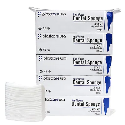 2x2 Dental Gauze Pads Squares For First Aid Sponges Non Woven Medical Wipes • $39.99