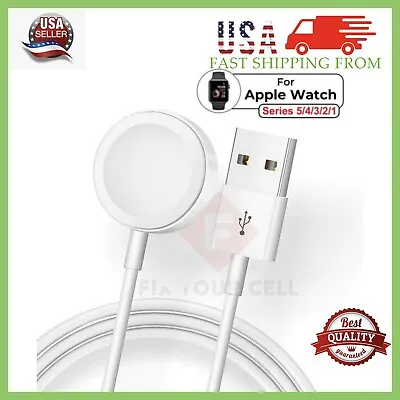 Magnetic USB Charging Cable Charger For Apple Watch IWatch Series 2/3/4/5/6/SE/7 • $3.44