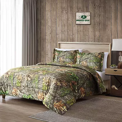 Mossy Oak Microfiber Obsession NWTF Full/Queen Comforter Set Lightweight Camoufl • $162.77