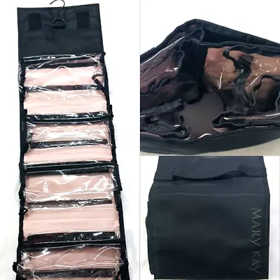 Mary Kay Blk Nylon Hanging Travel Case Multi Compartments Organizer Hanger Bag • $14.99