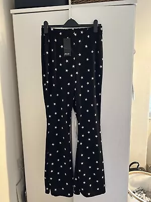 Nasty Gal Plus Star Print Flare Size 18 • £5