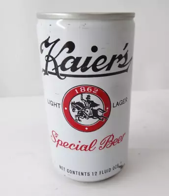 Kaier's Light Lager Special Steel Flat Top Antique Retro Pull Tab Beer Can • $9.99
