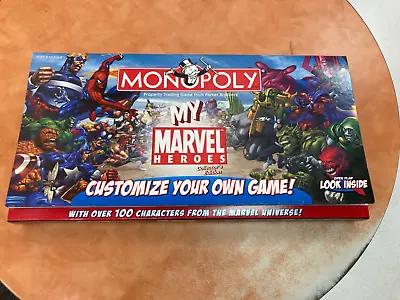 Monopoly My Marvel Heroes Super Hero Board Game NEW Sealed #oct20-135 • $44.95