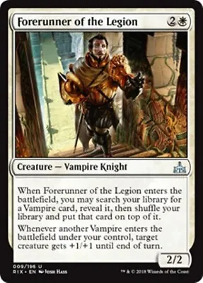 MTG - FORERUNNER OF THE LEGION - Rivals Of Ixalan (U) • $2.99