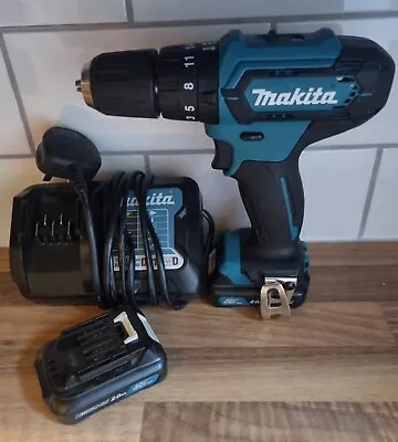 Makita HP333D 12V Combi Hammer Drill With 2x Batteries & Charger  • £69