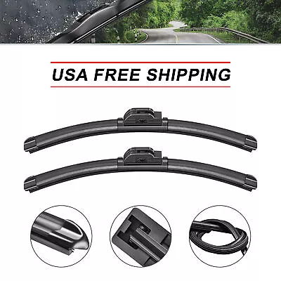 24  24  Fit For Mercedes-Benz C250 2014 Front Winddow Windshield Wiper Blades • $17.19