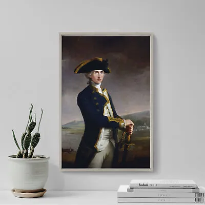 John Francis Rigaud - Captain Horatio Nelson (1781) Poster Painting Art Print • £77.50