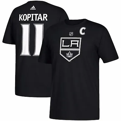 Los Angeles Kings Anze Kopitar Adidas Player T-Shirt Men's Black M-2XL NHL  • $26.99