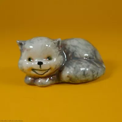 Wade Whimsies (2008) Happy Cat Whimsies Series - Grey Happy Cat  • $44.15