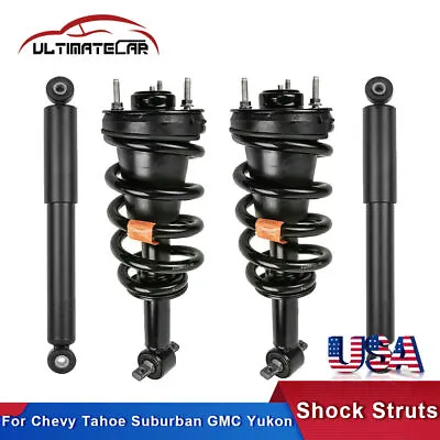 $187.96 • Buy 4Pcs Front+Rear Shock Struts Absorbers ASSY For Chevy Tahoe Suburban GMC Yukon