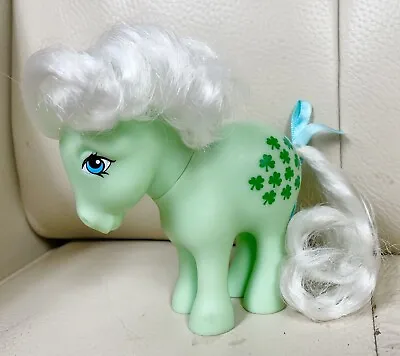 My Little Pony Minty Original 1983 Collection Re-release 2017 Green Clover & Bow • $12.99