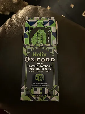 8pcs Helix Oxford GEO Mathematical Instruments Set Limited Edition • £3