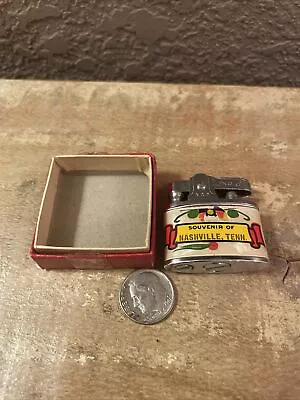 Vintage Japan Mini Cigarette Lighter Mother Of Pearl Souvenir NashvilleTenn. • $19.90