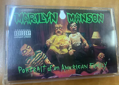 Marilyn Manson Portrait Of An American Family Cassette Tape 1994. Fast Shipping! • $40