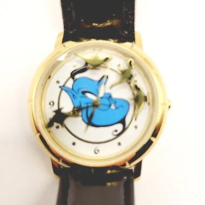 $45.77 • Buy Aladdin Watch Disney Fossil Genie Bottle Gold Pin LI 1046