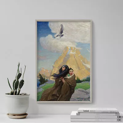 N. C. Wyeth - Song Of The Eagle (1912) Poster Art Print Painting Artwork Gift • $72.62