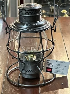 Southern Pacific SP Adlake Reliable Railroad Lantern 5 3/8  Clear Cast Globe • $99.99