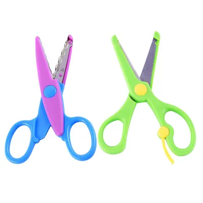 £6.07 • Buy 2pcs Children Left & Right Handed Scissors Craft   Paper Cutting