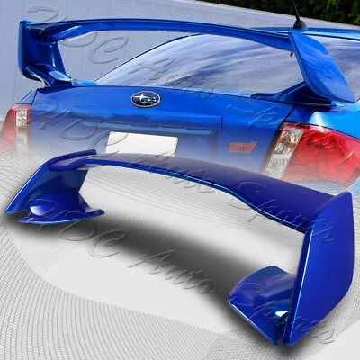 For 08-14 Subaru Impreza WRX STI Style Painted Blue ABS Rear Trunk Spoiler Wing • $185.99