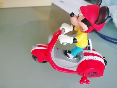 Disney Mickey Mouse Scooter Moped Plastic Vintage Official Collectible Authentic • £14