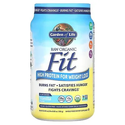 RAW Organic Fit High Protein For Weight Loss Vanilla 32.8 Oz (930 G) • $46.19