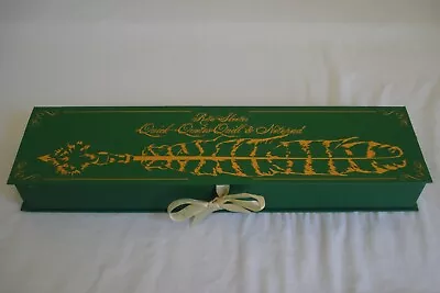 RARE RETIRED Harry Potter Rita Skeeter Quick Quotes Quill & Notepad Wizard Wand • $199.50