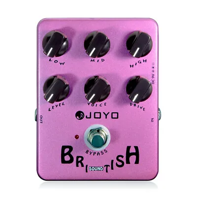 JOYO British Sound Vintage Overdrive Guitar Effect Pedal Mashall Amp True Bypass • $35.99