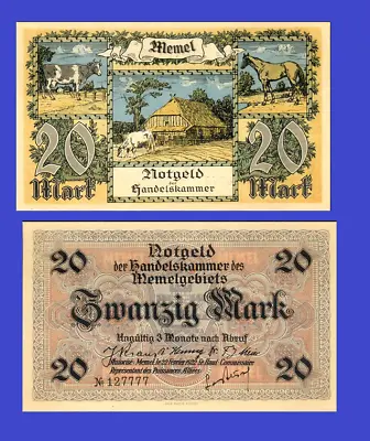 MEMEL 1922 20  Mark  / Copy • $9.89