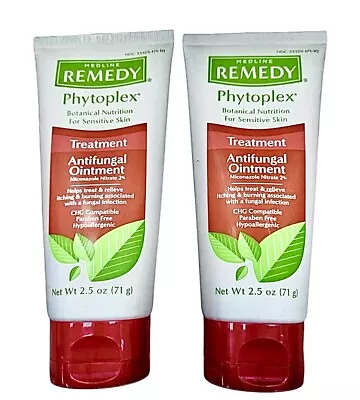 (2) Medline Remedy Phytoplex Antifungal Ointment W/Miconazole Nitrate 2% 2.5oz • $16.99