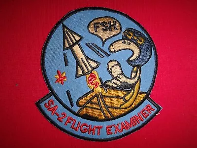 Vietnam War Patch US Air Force FLIGHT EXAMINER Surface To Air Missile SA-2  • $11.58