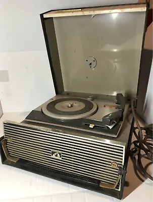 HMV His Masters Voice Monaco 1960 Portable Vinyl Record Player • $100