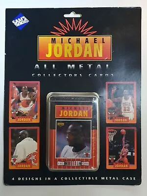 1995 Upper Deck Michael Jordan ALL METAL Card Set 4 Cards - Factory Sealed • $48.13