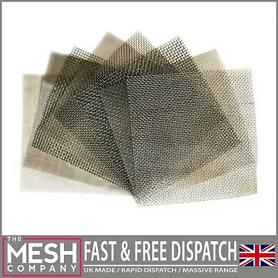 Galvanised Steel Woven Wire Mesh Many Options Best Prices Top Quality • £10.99