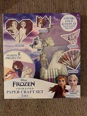 Disney Frozen Color Your Own 14 Poster Set / Velvet /Glitter AAB66 • $9.99