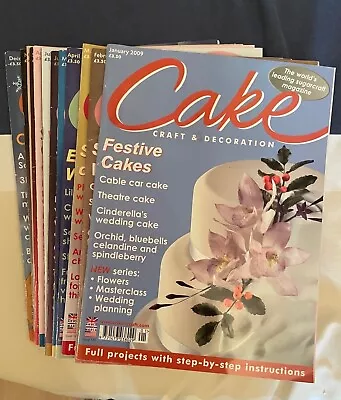 Cake Decorating Magazines Set Of 12 In Good Condition • £15