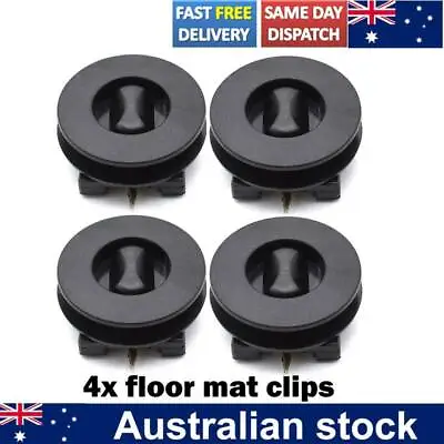 Universal Fastener Floor Mat Holders Sleeves Car Carpet Clip Fixing Grips Clamps • $12.59