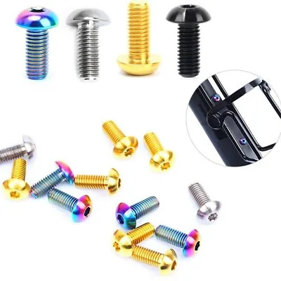 £7.38 • Buy M5x12mm Screws Mountain Bike Outdoor RISK Spare Sports Titanium Alloy Cycling