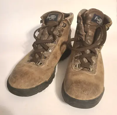 VASQUE 'Sundowner GTX' 7930 Brown Nubuck Suede Hiking Boot Men Sz 9 M Italy • $86.99