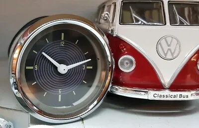 £76.45 • Buy VDO Smiths Analogue Time Clock VW T2 Split  1967 12v Dash Panel Gauge & LED Bulb