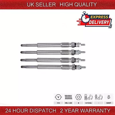 4x Heater Glow Plugs For Fiat Ducato Peugeot Boxer Daily Mk3 Mk4 Mk5 Mk6 5960a4 • $28.99