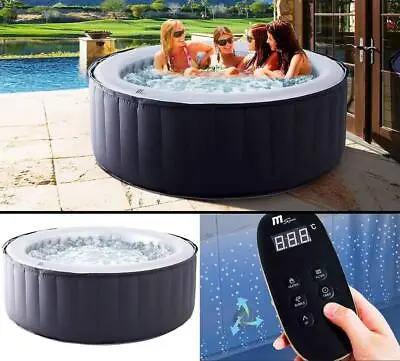 MSPA Inflatable Hot Tub 4/6 Persons Bladder Spa Covers Garden Pool Accessories • £249.99