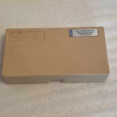 Mitutoyo 293-721-10 0-1  X .00005  Outside Electronic Micrometer Carbide W/Case • $80