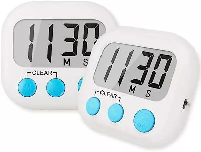 2 Pcs Timer Kitchen Timer Timer For Kids Digital Timer For Cooking Egg Timer • $11