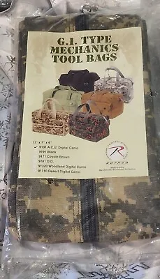 Military Heavy Weight Cotton Canvas Mechanics Tool Bag ROTHCO • $7.17